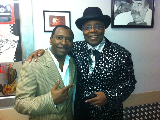Wil A. Crosby with Kenny “Blues Boss” Wayne