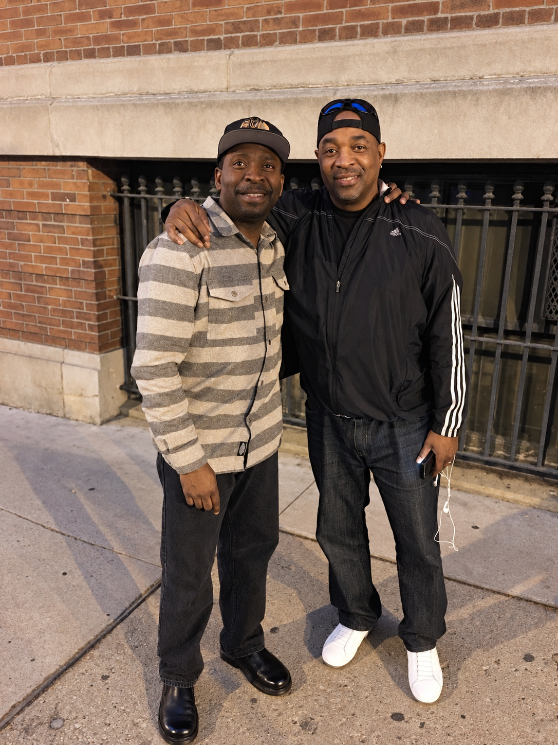 Wil A. Crosby with a fellow artist