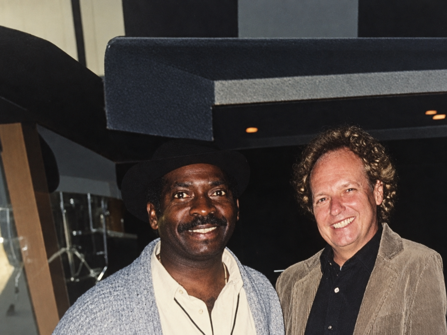 Wil A. Crosby with a fellow artist
