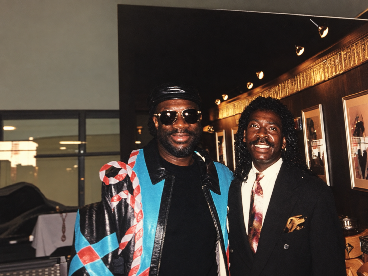 Wil A. Crosby with a fellow artist